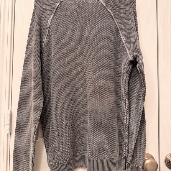 William Rast Textured Knit Gray Sweater - Picture 5 of 5